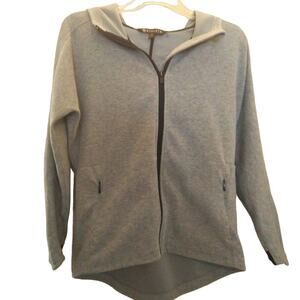 Athleta zip front hoody Gray Size XS